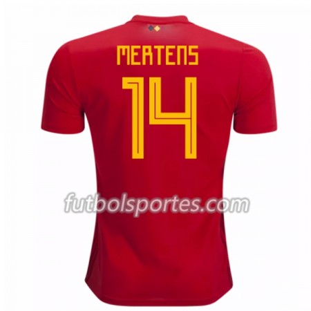 Camisetas Bélgica Mertens 14 Primera Equipacion Mundial 2018